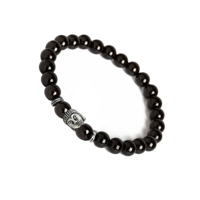 Beads Bracelet Buddha Head by Menjewell